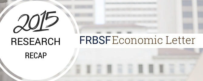 2015 FRBSF Economic Letter Research Recap