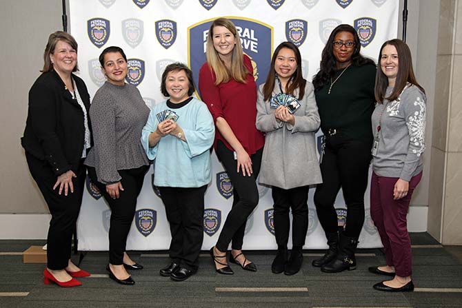 Group Vice President Dawn Hennings and the San Francisco Fed Police Services support team celebrate Law Enforcement Appreciation Day 2020.