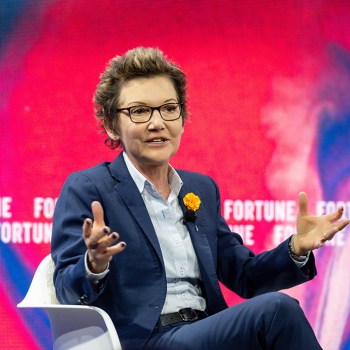 President Daly speaking at Fortune Brainstorm Tech session.