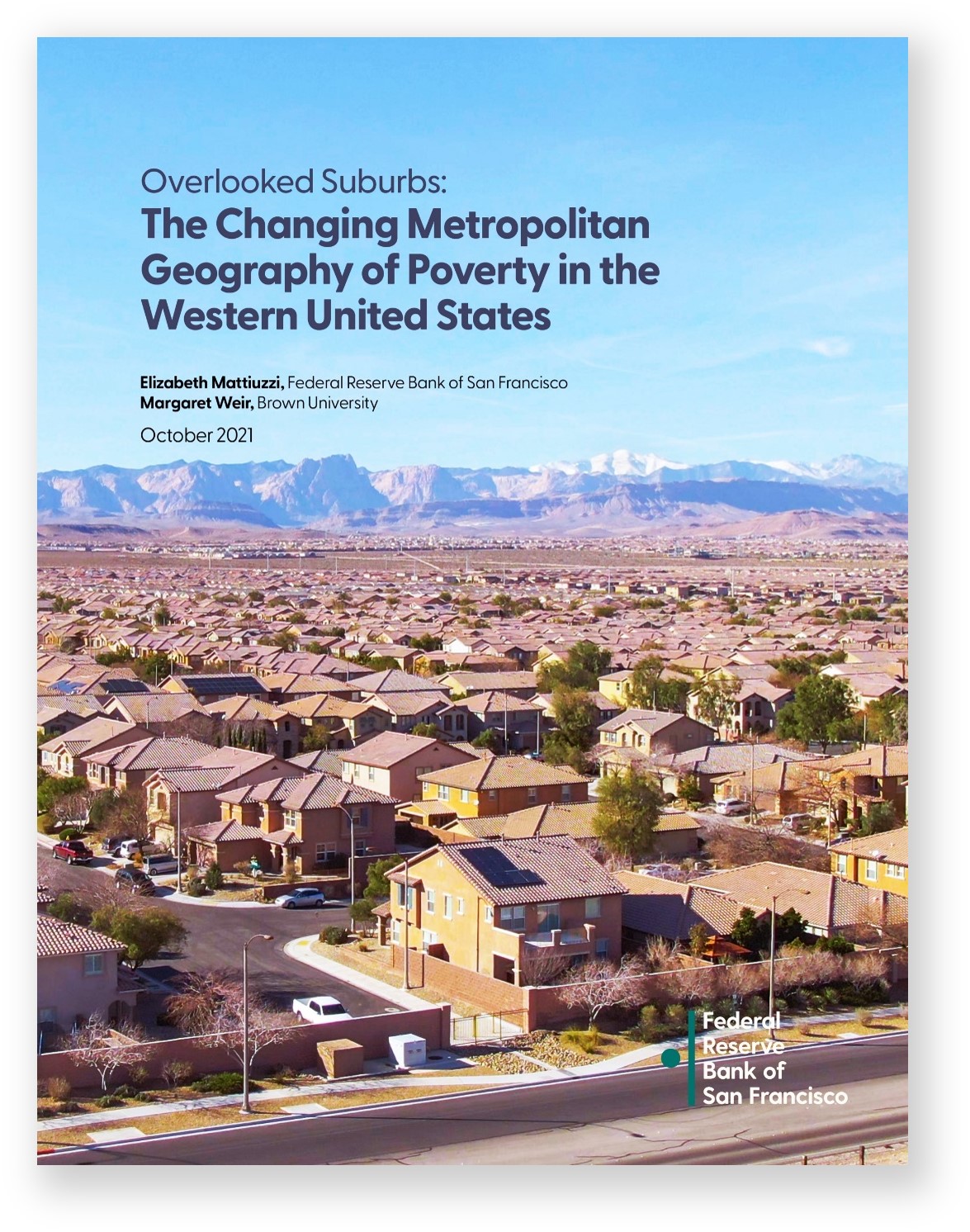 Overlooked Suburbs The Changing Metropolitan Geography of Poverty in
