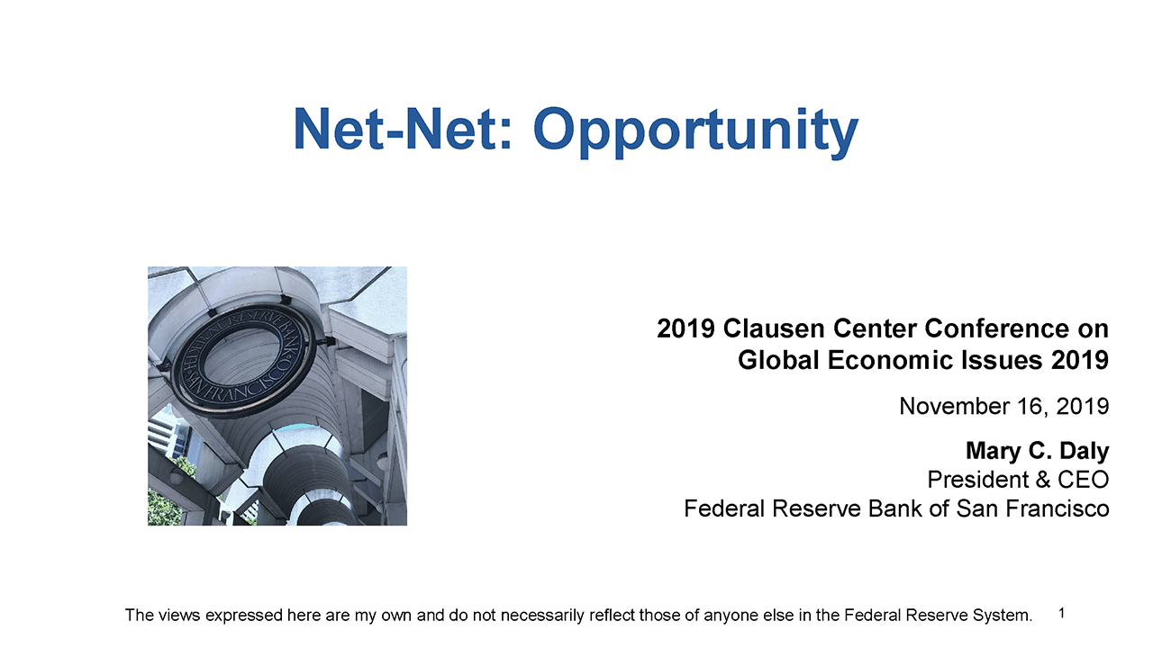 Slide 1: Net-Net: Opportunity