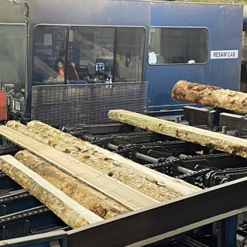 Lumber processing at Yakama Forest Products.