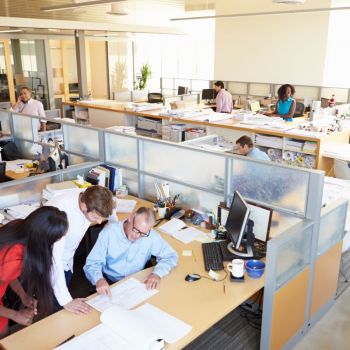 Workers in an office