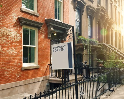 Elegant brownstones and townhouses in the Fort Greene area of Brooklyn, New York City