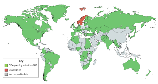 Currency In Circulation Map