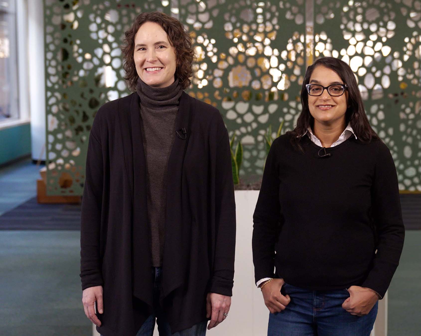 SF Fed's Elizabeth Kneebone and Bina Shrimali.