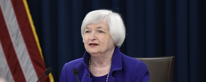 Fed Chair Janet Yellen Speaks at FOMC Press Conference, December 2015