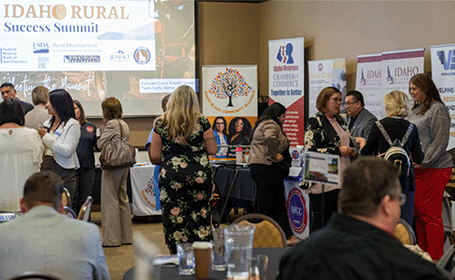 Between panels, attendees explored booths at the event's Community Development Resource Fair.
