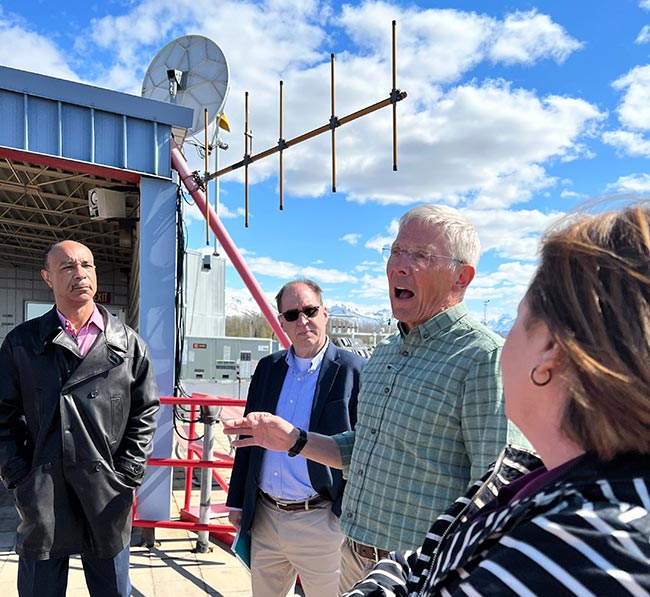 The Port of Alaska’s Jim Jager gave a tour of the port.