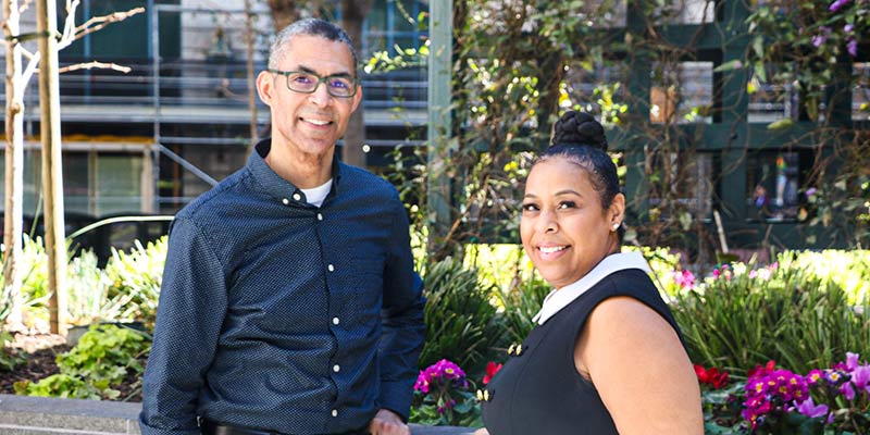 Mosaic co-chairs, Jacques Hebert and Charlene Sherman