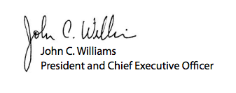 John C. Williams' Signature
