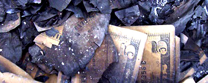 Mutilated Currency
