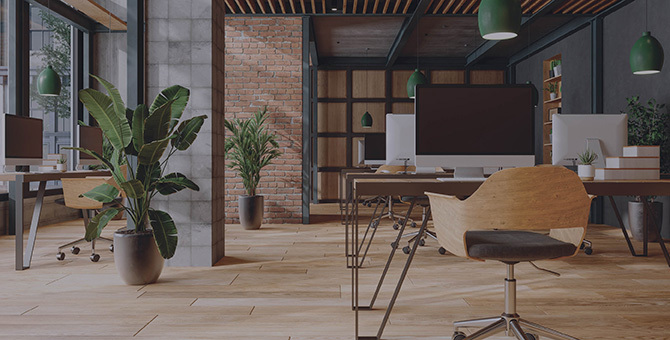 Empty office interior