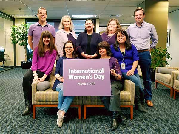 Portland Fed Employees on International Women's Day 2018