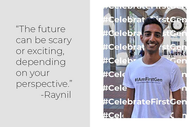 Raynil Kumar says the future can be scary or exciting, depending on your perspective.