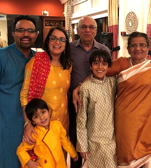 Bina Shrimali and family celebrate Diwali