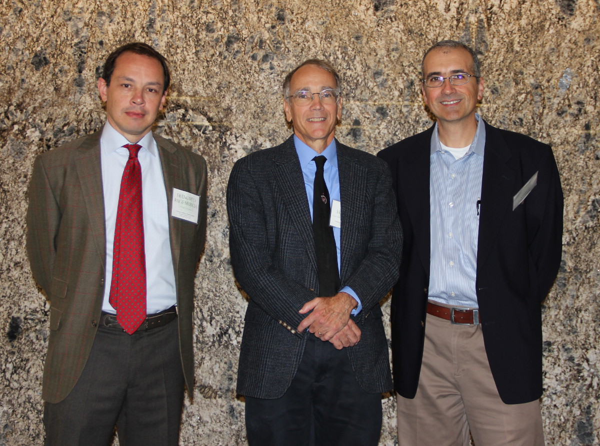 Pictured Left to Right: Dr. Francisco Ruge-Murcia, Dr. James Hamilton, Dr. Oscar Jorda