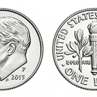 dime, US Currency, Money, Coins