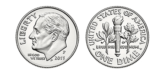Dime, US Currency, Money, Coins