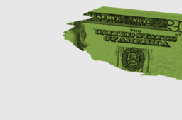 right side of mutilated currency