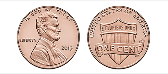 One Cent, US Currency, Money, Coins