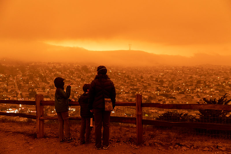 Disruptions from Wildfire Smoke: Vulnerabilities in Local Economies and Disadvantaged Communities in the U.S.